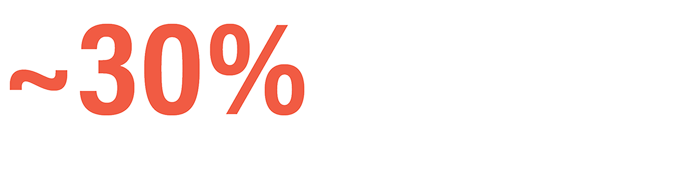 ~30% of People had their spleen get at least 35% smaller on VONJO